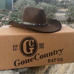 NEW Gone Country Yellowstone Stampede Brown Cowboy/Cowgirl Hat